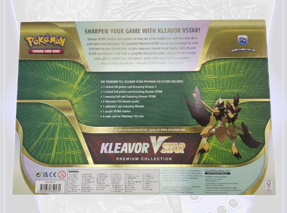 Pokemon Kleavor VSTAR Premium Kollektion SWSH