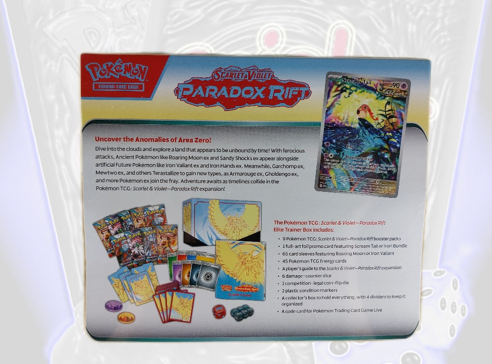 Pokémon Paradox Rift Elite-Trainer Box Roaring Moon ETB (EN) KP04