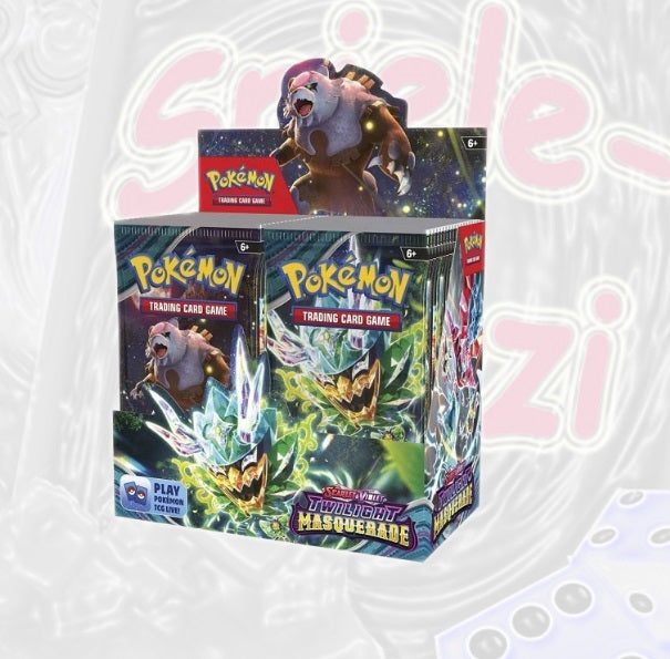 Display scarlet violet twilight masquerade 36 booster pokemon karten englisch