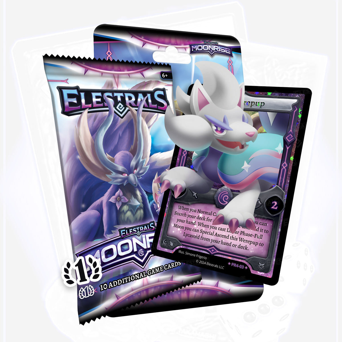Elestrals Moonrise Blister Pack mit Stellar Werepup (EN)