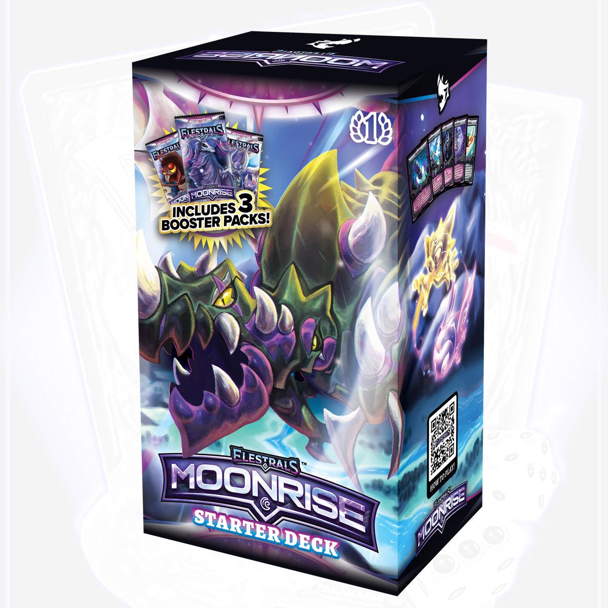 Elestrals Moonrise Starterdeck  Fulgoryx mit 3 Booster Packs (EN)
