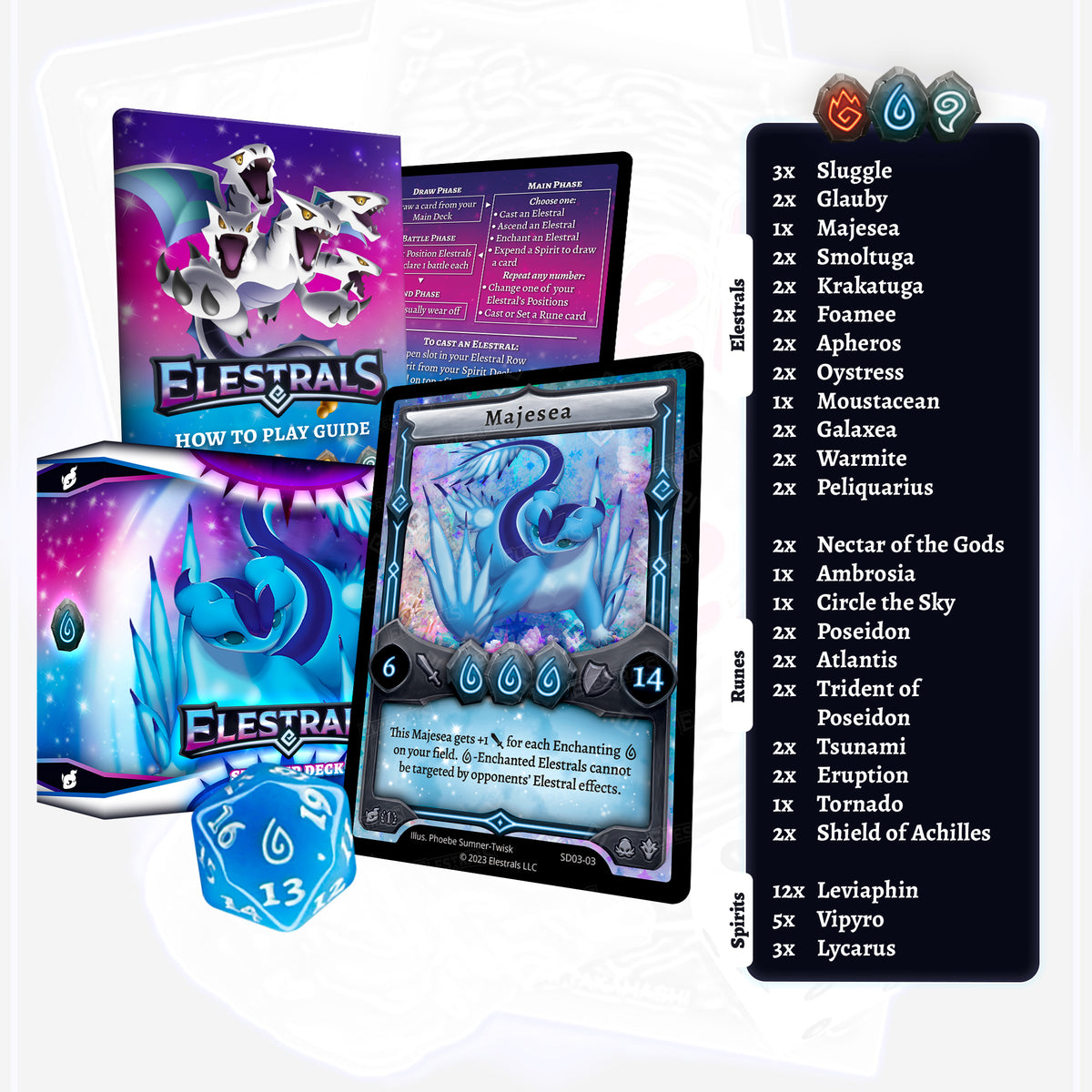 Elestrals Basis-Set Starterdeck Majesea - 1. Auflage (EN)