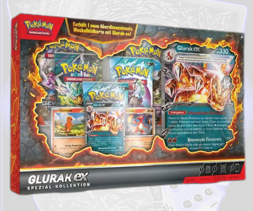 Pokémon Glurak ex Spezial-Kollektion (DE) SVP - Wackelbild