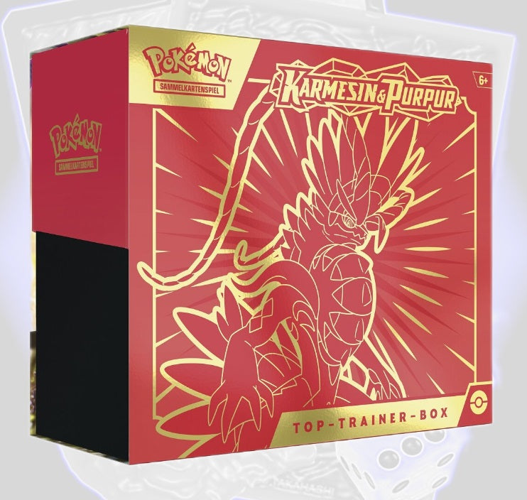 Pokémon Karmesin und Purpur Koraidon Top-Trainer Box TTB (DE) SVP